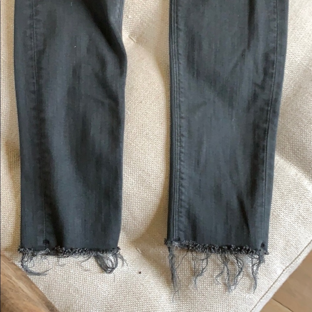 Hudson black distressed jeans